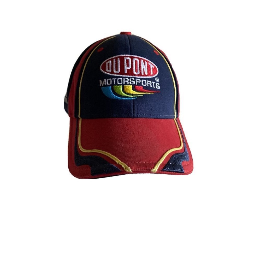 Dupont Motorsports Hendrick Racing Cap Hat Navy Red Adjustable Chase Authentics‎